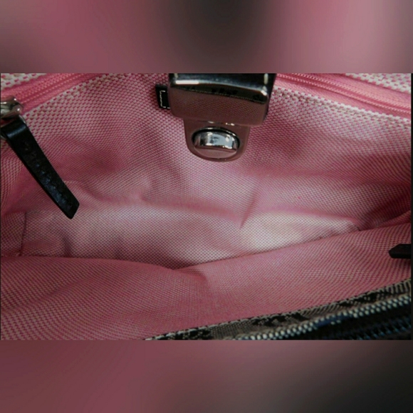 Dooney & Bourke Black and Grey Monogrammed Handbag - Picture 5 of 9